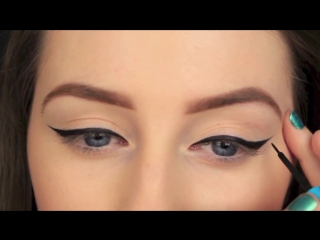 How to perfect winged eyeliner new technique