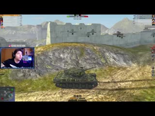 Картонный amx 50b взял угарного колобанова 1 vs 5 world of tanks blitz