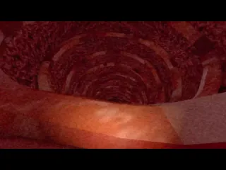 Manlybadasshero horror game where you fall into an infinite meat hole meat madness all endings