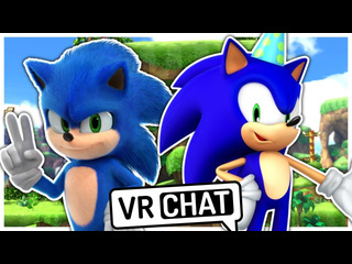 Movie sonic movie sonic celebrates modern sonics birthday in vr chat