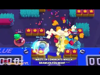 Moon stars 1 hp unlucky vs lucky player brawl stars funny moments amp glitches amp fails 930