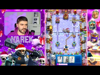 Narek cr 1 в мире лучшая колода с шахтером и королевой clash royale