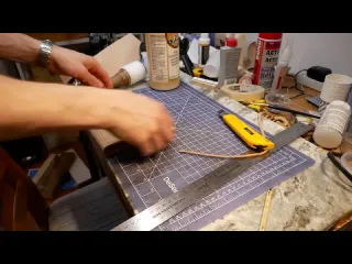 Morley kert making a leather bound journal with 3d printed embossing diy bookbinding