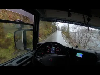 Kristo boginski pov driving scania r580 hardangerfjord