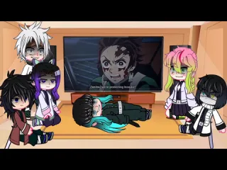 Kanao tsuyuri hashirasrengoku uzui gyomei react to daki amp gyutaro vs kamaboko squaduzui22 enjoy