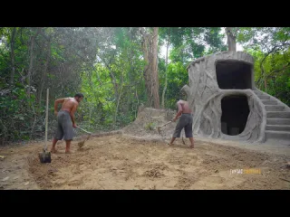 Jungle survival building amazing secret unique home swimming pool jungle survival building skills